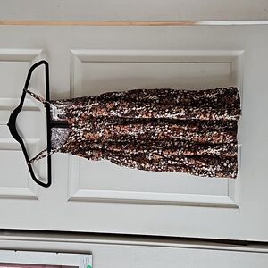 Treasure and Bond, Strappy Girls Romper, Brownish Flowers,Size 12 ,NWOT